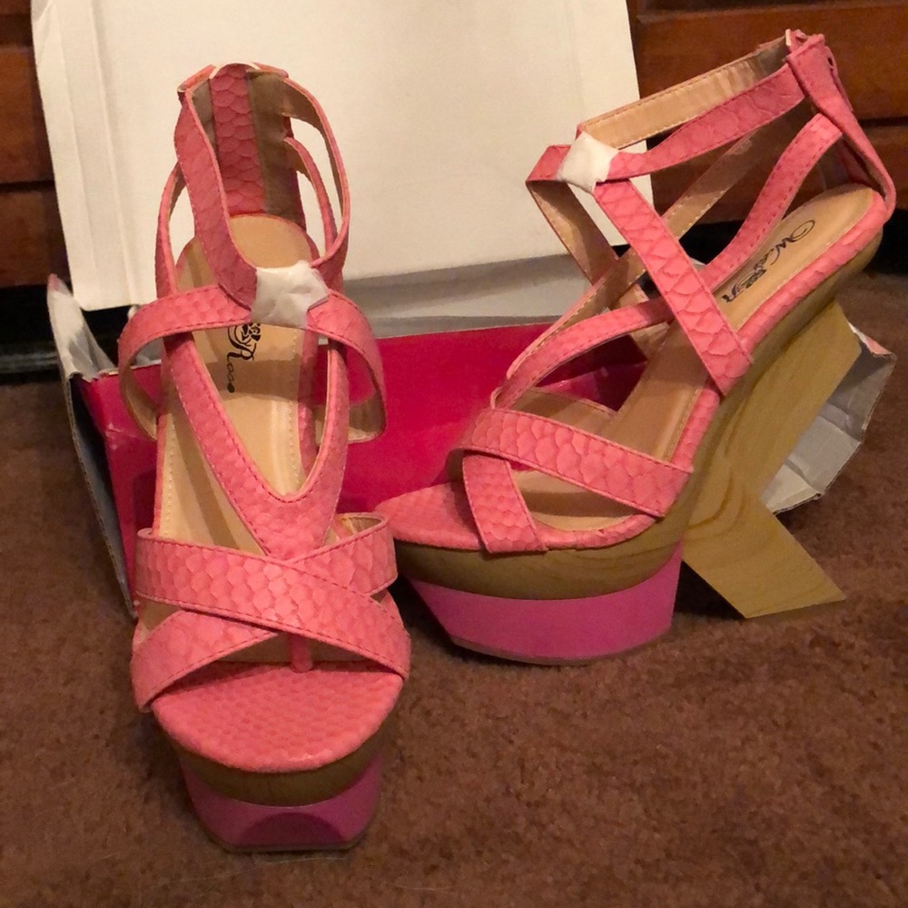 New Wild Rose High Heels